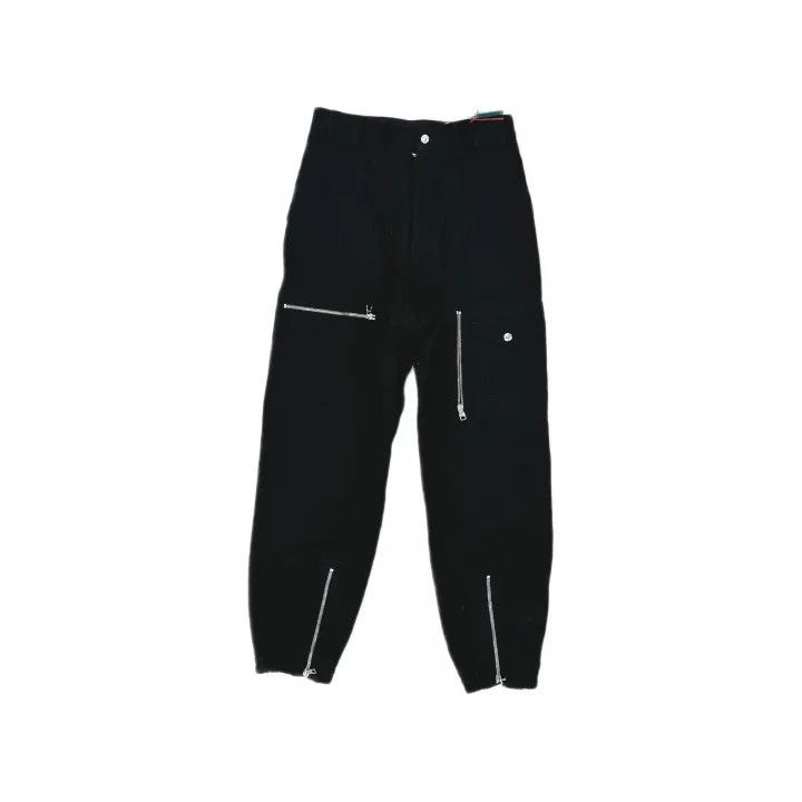 Alexander McQueen Alexander McQueen Black Casual Zip Pants 0079 Size US 44 / EU 60 - 2 Thumbnail