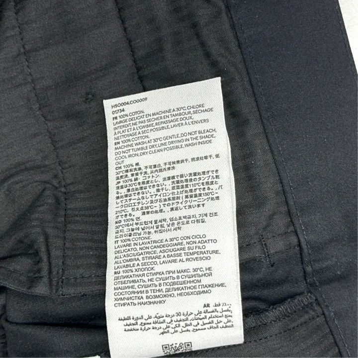 AMI AMIPARIS Black Casual Zip Fly Shorts for Men 0079 Size US 32 / EU 48 - 4 Thumbnail