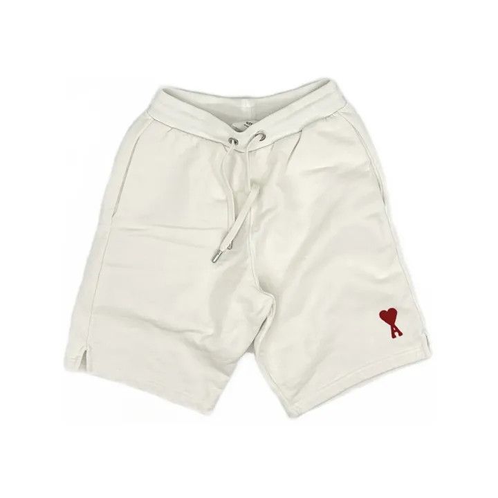 AMI AMIPARIS Logo Embroidered Casual Shorts for Men 0079 Size US 36 / EU 52 - 2 Thumbnail