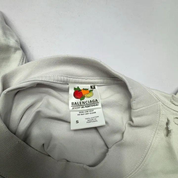 Balenciaga Balenciaga Embroidered Casual Dress in White 0079 Size 24" / US 00 / IT 34 - 2 Thumbnail