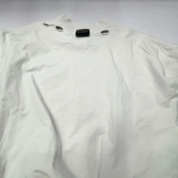 Balenciaga Balenciaga Embroidered Casual Dress in White 0079 Size 24" / US 00 / IT 34 - 5 Thumbnail