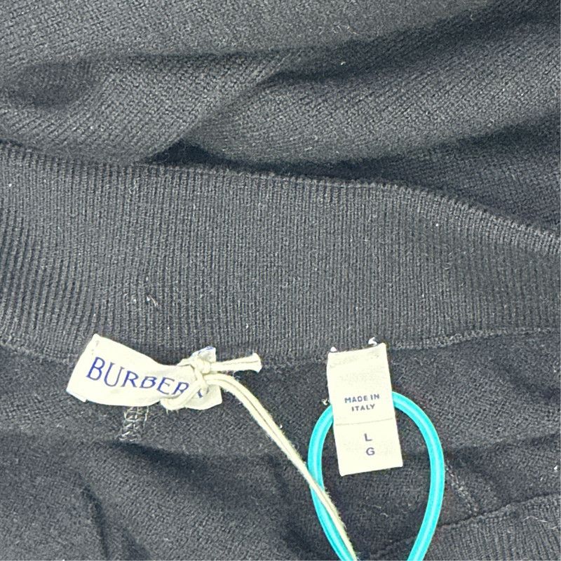 Burberry Burberry Black Knit Jogger Pants for Men 0079 Size US 34 / EU 50 - 4 Thumbnail