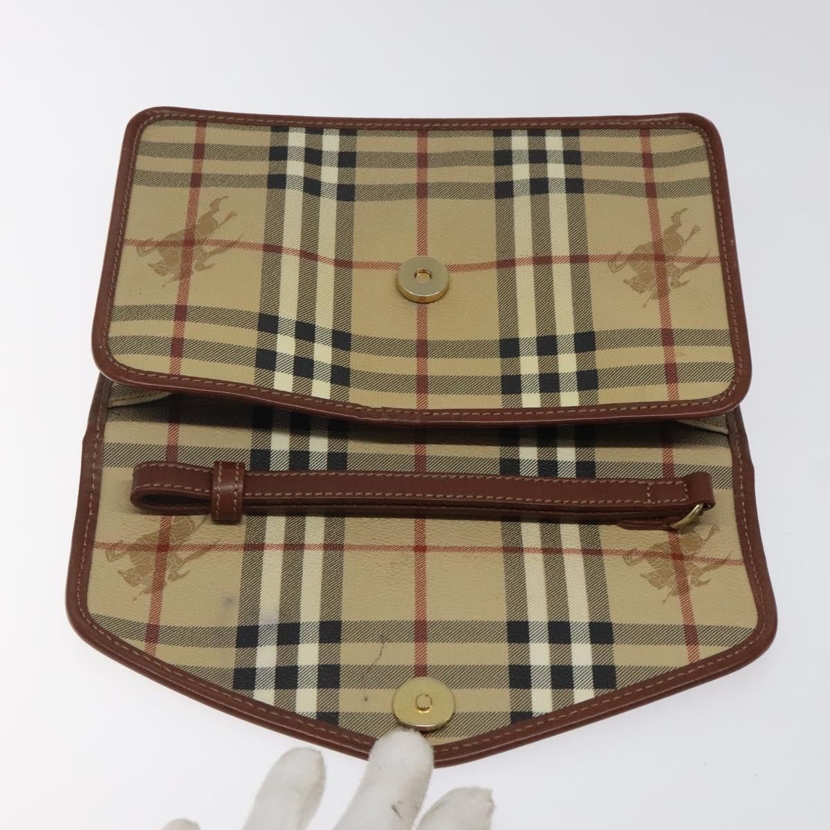 Burberry Burberry Nova Check clutch Size ONE SIZE - 10 Thumbnail
