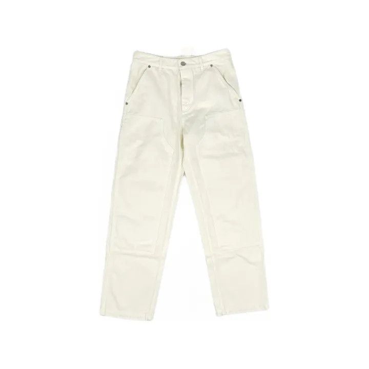 Dior Dior White Straight-Leg Denim Pants for Men 0079 Size US 44 / EU 60 - 2 Thumbnail