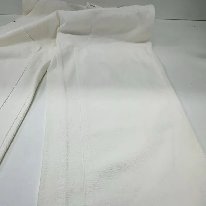 Dior Dior White Straight-Leg Denim Pants for Men 0079 Size US 44 / EU 60 - 10 Thumbnail
