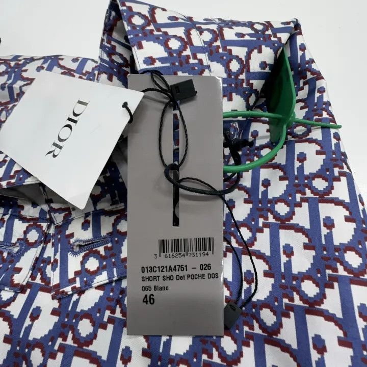 Dior Dior Colorful Patterned Casual Silk Shorts 0079 Size US 44 / EU 60 - 3 Thumbnail