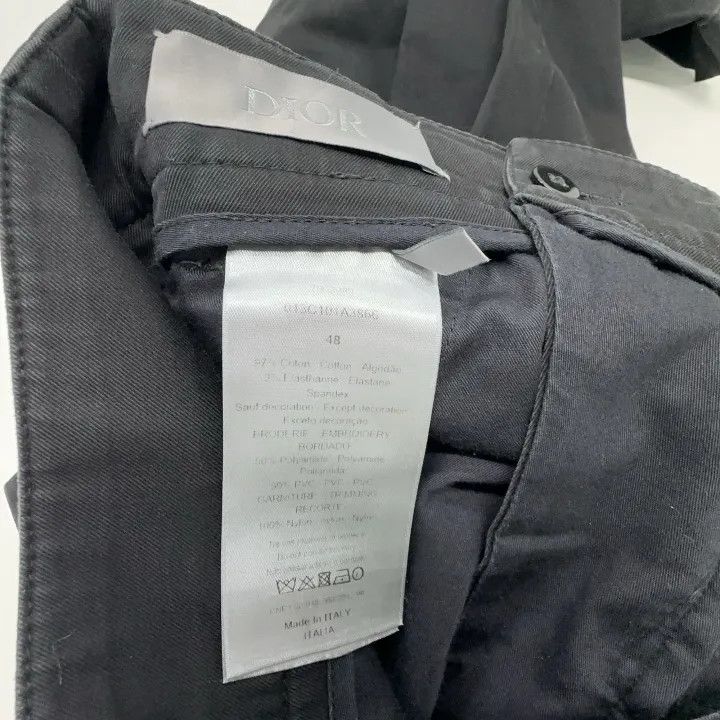 Dior Dior Black Casual Loose Cargo Pants 0079 Size US 44 / EU 60 - 6 Thumbnail