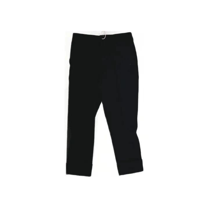 Dior Dior Black Cotton Twill Trousers 0079 Size US 44 / EU 60 - 2 Thumbnail