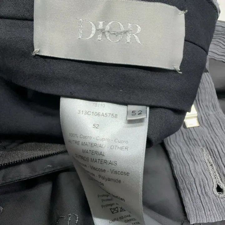 Dior Dior SS23 Erl Series Gray Loose Pants 0079 Size US 44 / EU 60 - 5 Thumbnail