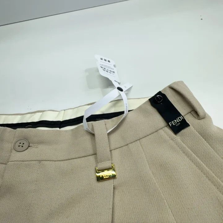 Fendi Fendi Beige Mid-rise Casual Shorts for Men 0079 Size US 44 / EU 60 - 8 Thumbnail