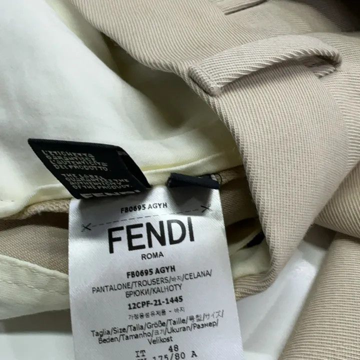 Fendi Fendi Beige Mid-rise Casual Shorts for Men 0079 Size US 44 / EU 60 - 12 Thumbnail