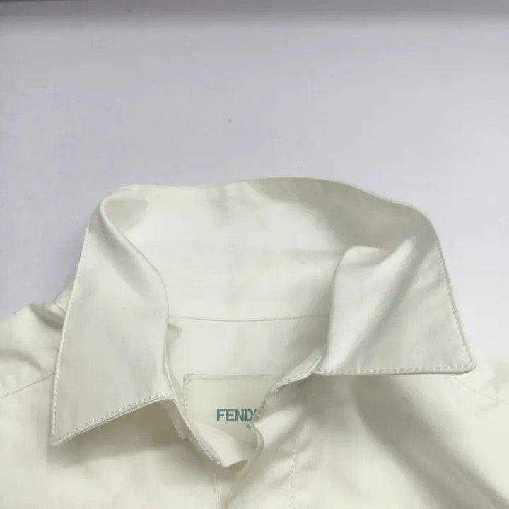 Fendi Fendi Logo Long Sleeve Shirt for Kids 0079 Size US M / EU 48-50 / 2 - 4 Thumbnail