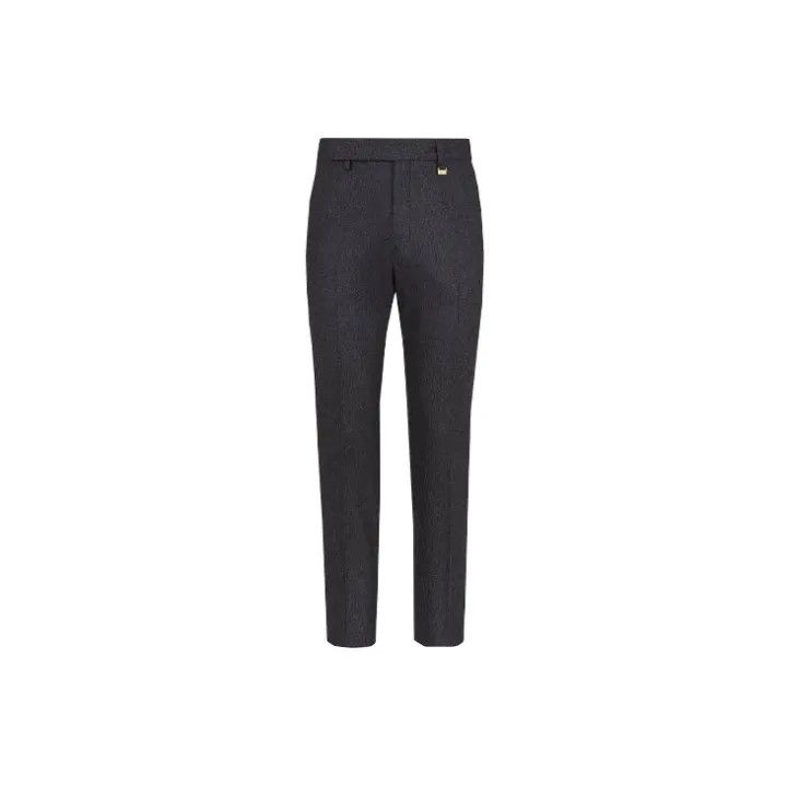 Fendi Fendi High-Waist Straight Casual Trousers for Men 0079 Size US 44 / EU 60 - 2 Thumbnail