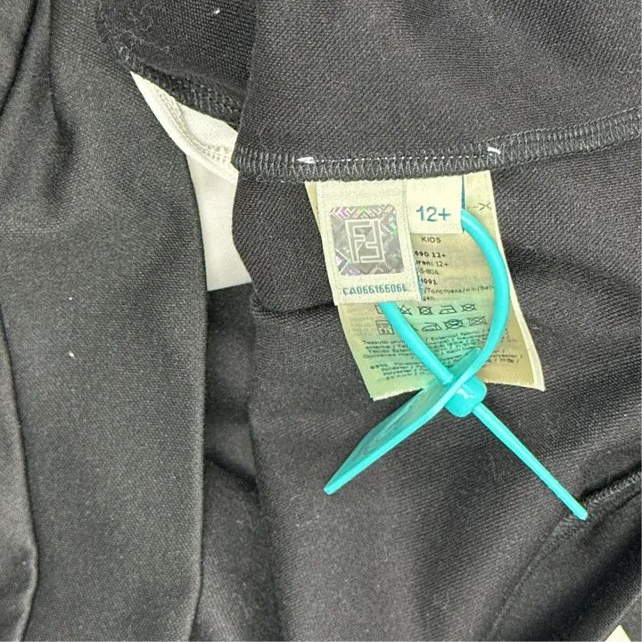 Fendi Fendi Kids Black Jacket with Logo Print 0079 Size US M / EU 48-50 / 2 - 5 Thumbnail