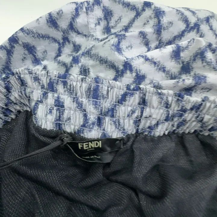 Fendi Fendi Logo Print Drawstring Casual Shorts 0079 Size US 44 / EU 60 - 6 Thumbnail