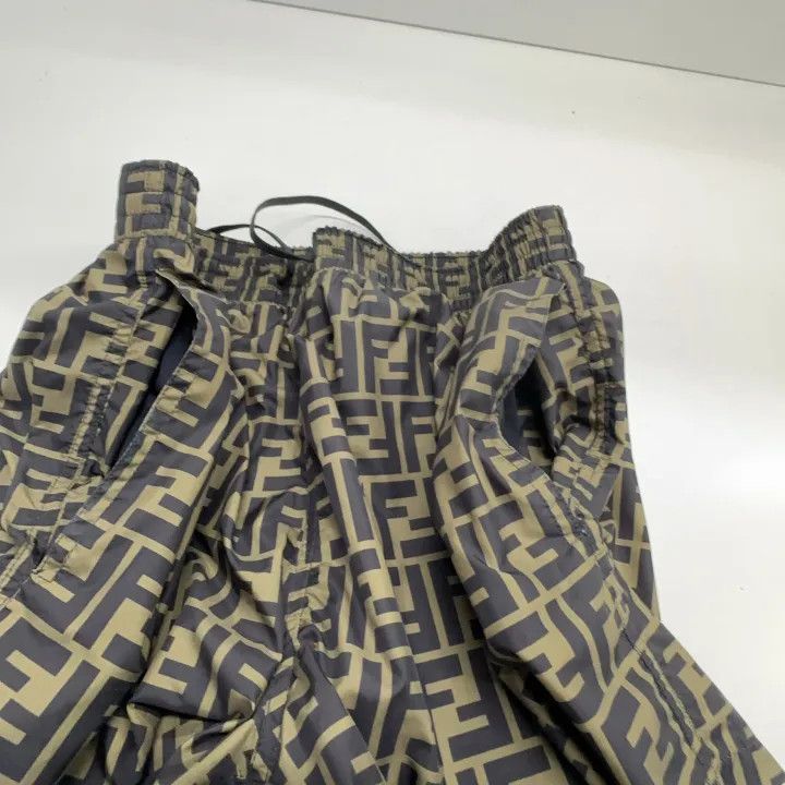 Fendi Fendi SS21 Logo Printed Casual Shorts 0079 Size US 44 / EU 60 - 8 Thumbnail