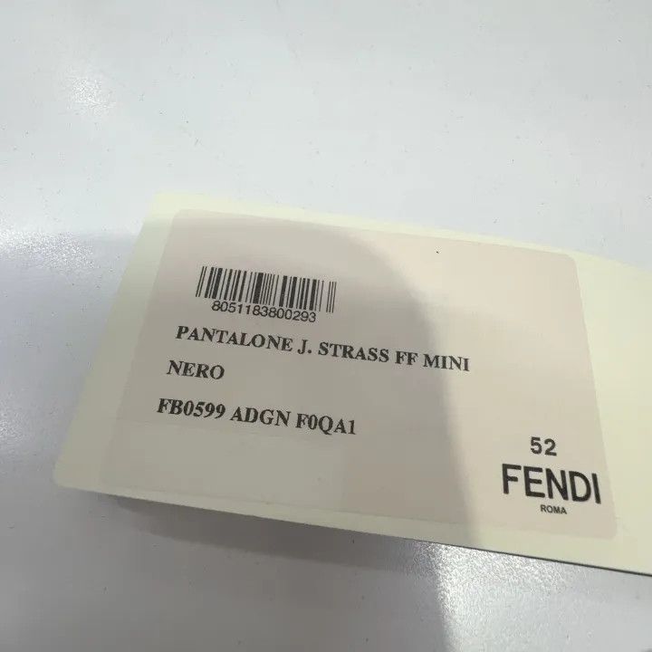 Fendi Fendi Black Sports Jogging Pants for Men 0079 Size US 44 / EU 60 - 4 Thumbnail