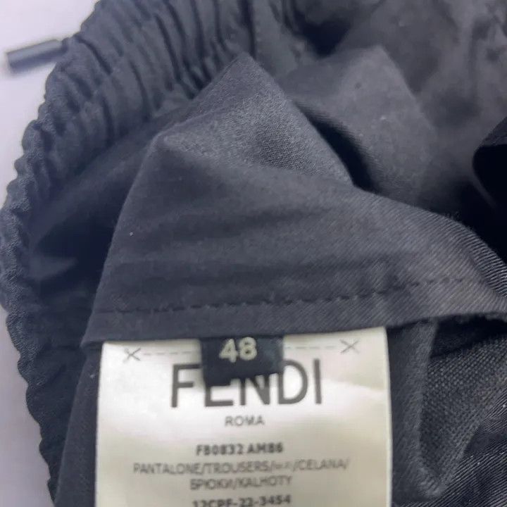 Fendi Fendi FW22 Plain Drawstring Wool Pants for Men 0079 Size US 44 / EU 60 - 5 Thumbnail