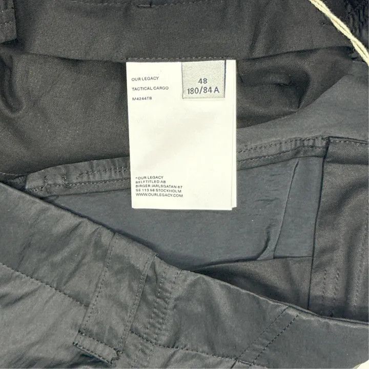Our Legacy Our Legacy Tactical Waterproof Pants in Black 0079 Size US 44 / EU 60 - 2 Thumbnail