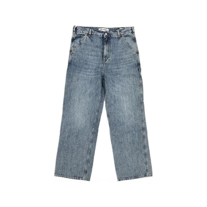 Our Legacy Our Legacy High Waist Wide-Leg Denim Pants 0079 Size 40" / US 18 - 2 Thumbnail