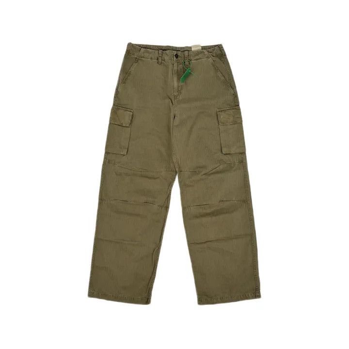 Our Legacy Our Legacy Olive Green Casual Pants for Men 0079 Size US 44 / EU 60 - 2 Thumbnail