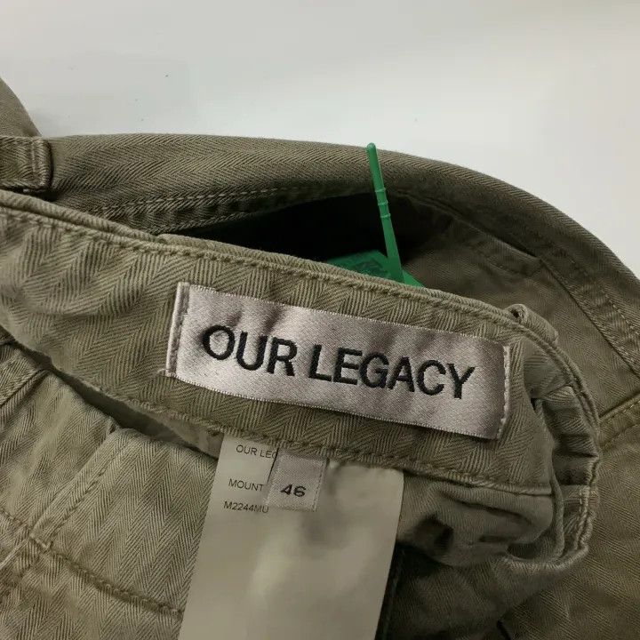Our Legacy Our Legacy Olive Green Casual Pants for Men 0079 Size US 44 / EU 60 - 4 Thumbnail