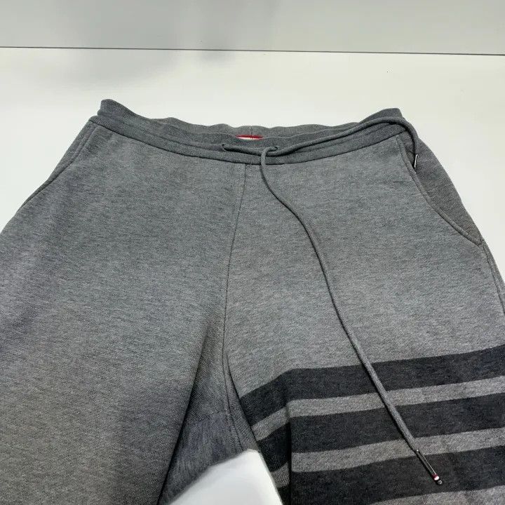 Thom Browne Thom Browne Gray Cotton Mid-Waist Sweatpants 0079 Size US 26 / EU 42 - 9 Thumbnail