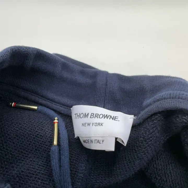 Thom Browne Thom Browne Men's Navy Sports Sweatpants 0079 Size US 26 / EU 42 - 6 Thumbnail