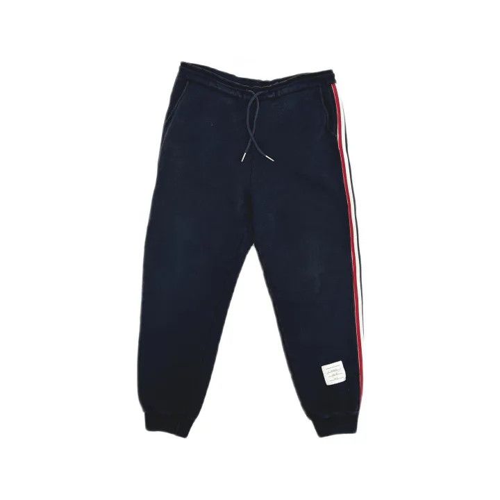 Thom Browne Thom Browne Blue Striped Sweatpants for Men 0079 Size US 30 / EU 46 - 2 Thumbnail