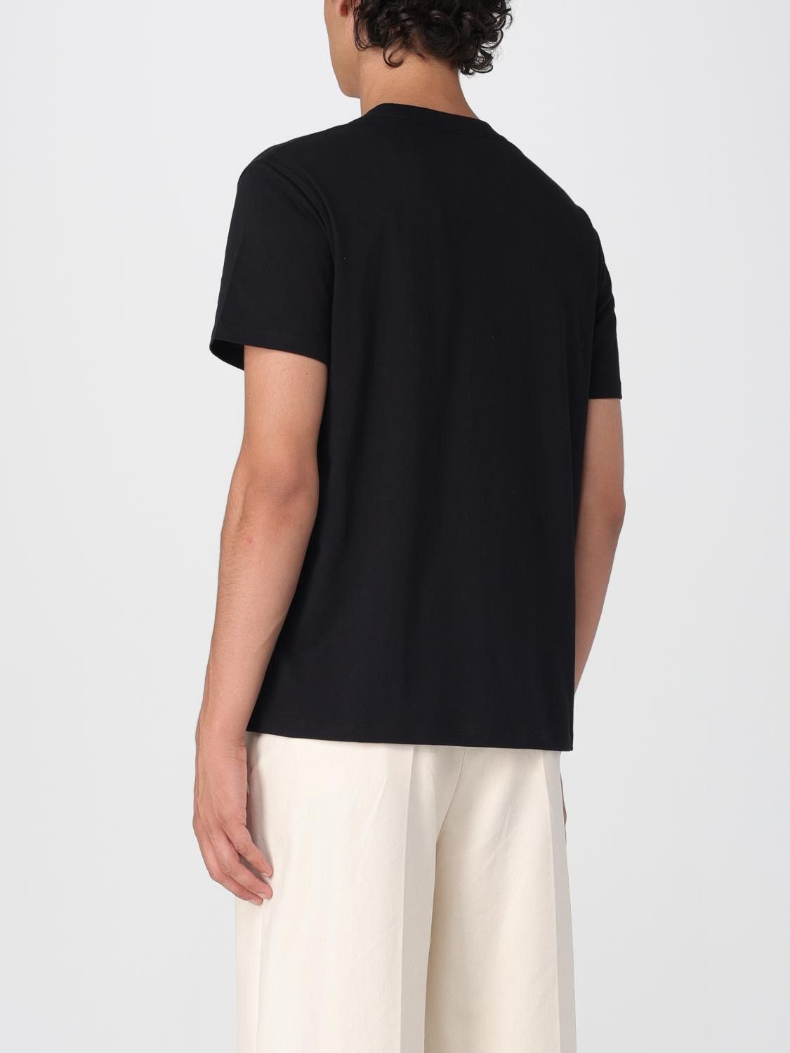 Valentino Valentino T-Shirt Men Black Size US M / EU 48-50 / 2 - 2 Thumbnail