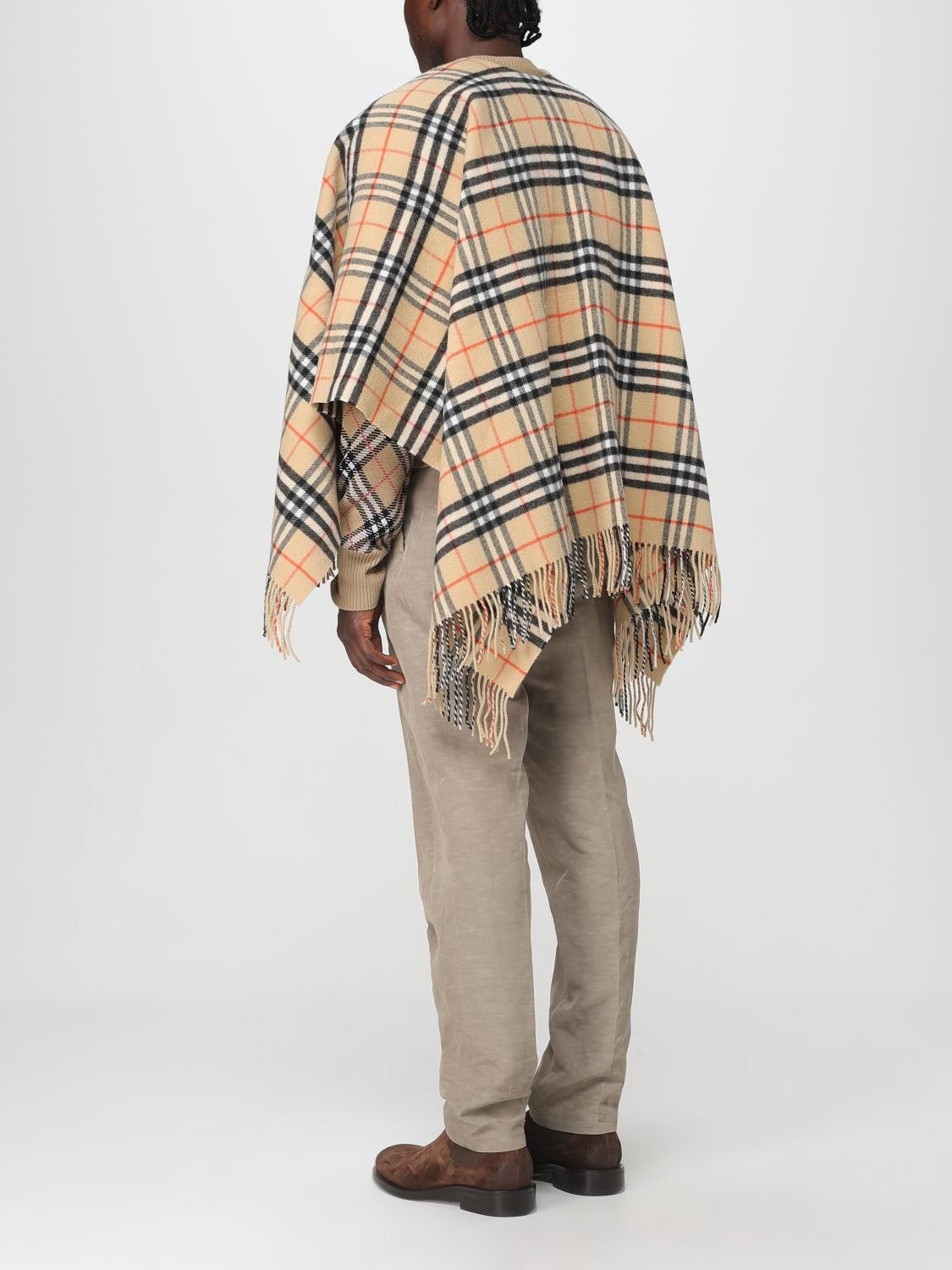 Burberry Burberry Scarf Men Beige Size ONE SIZE - 3 Thumbnail