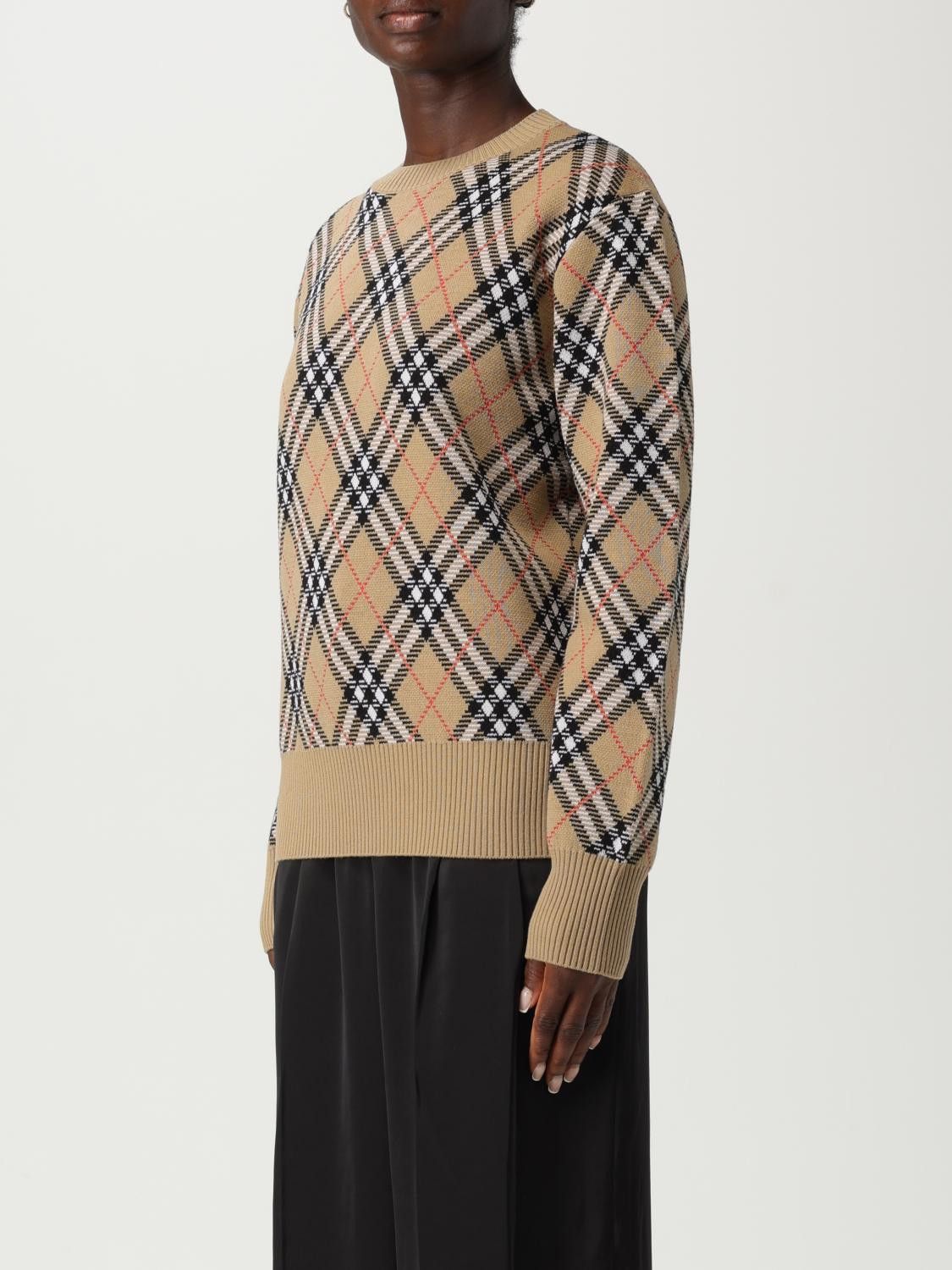 Burberry Burberry Sweater Woman Sand Size L / US 10 / IT 46 - 4 Thumbnail