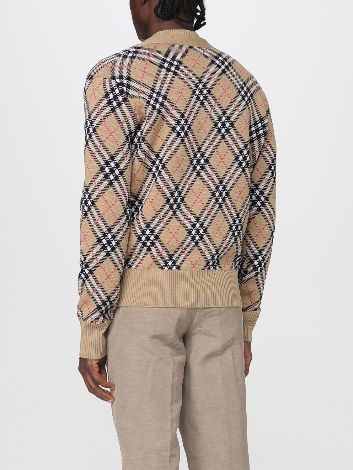 Burberry Burberry Sweater Men Sand Size US L / EU 52-54 / 3 - 3 Thumbnail