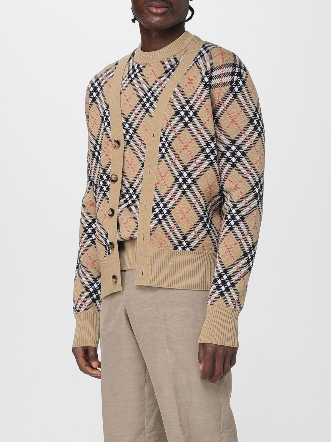 Burberry Burberry Sweater Men Sand Size US L / EU 52-54 / 3 - 4 Thumbnail