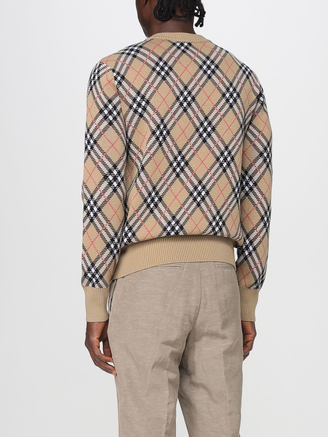 Burberry Burberry Sweater Men Beige Size US M / EU 48-50 / 2 - 3 Thumbnail