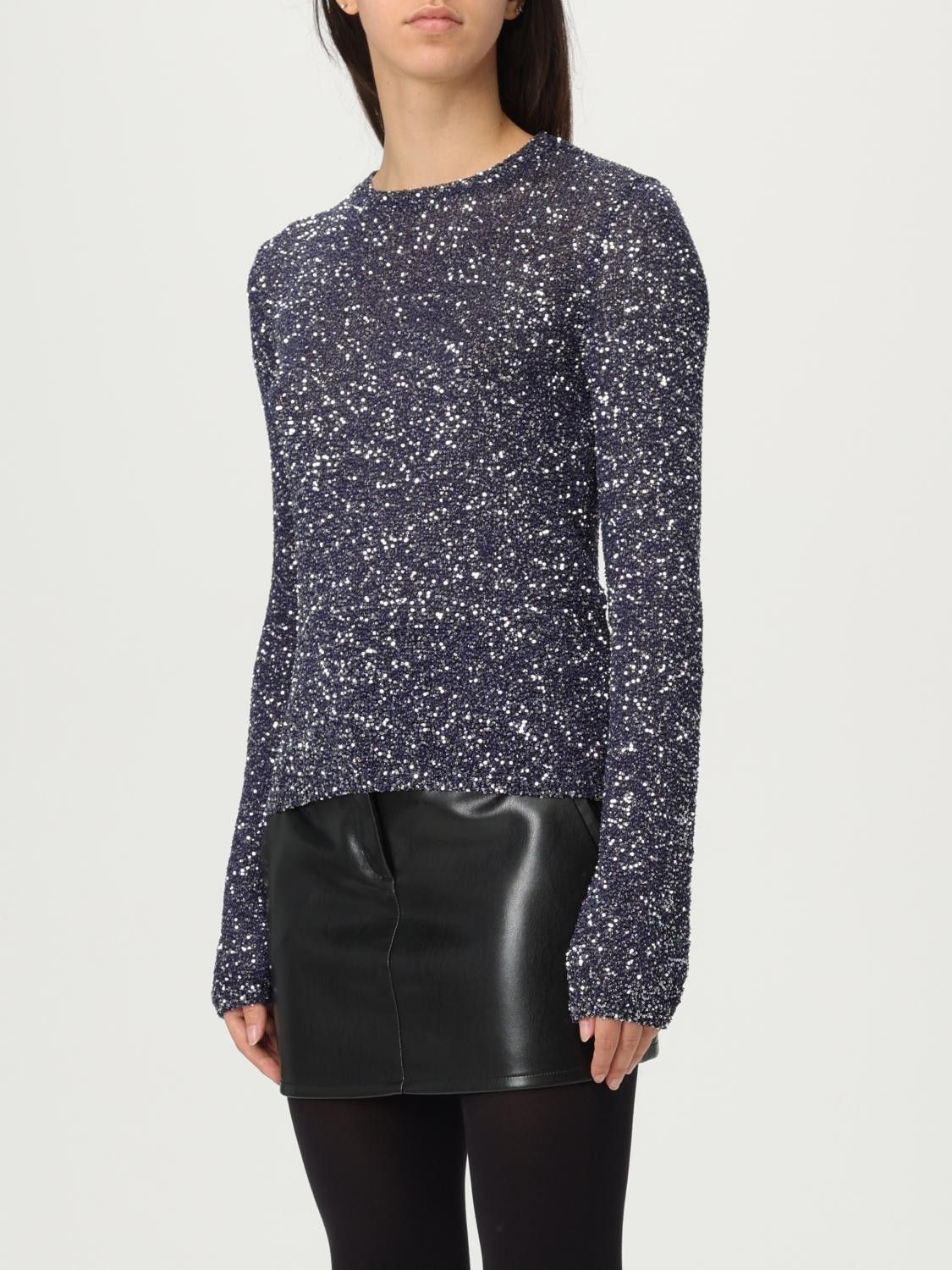 Balenciaga Balenciaga Sweater Woman Navy Size M / US 6-8 / IT 42-44 - 4 Thumbnail
