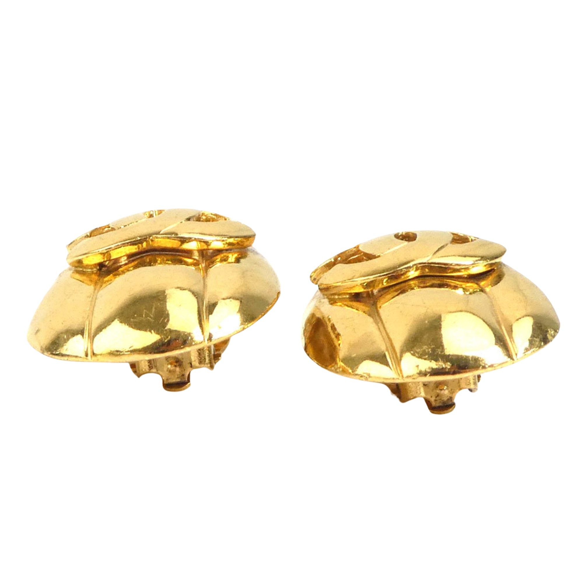 Chanel Chanel Round Earrings earring Size ONE SIZE - 2 Thumbnail