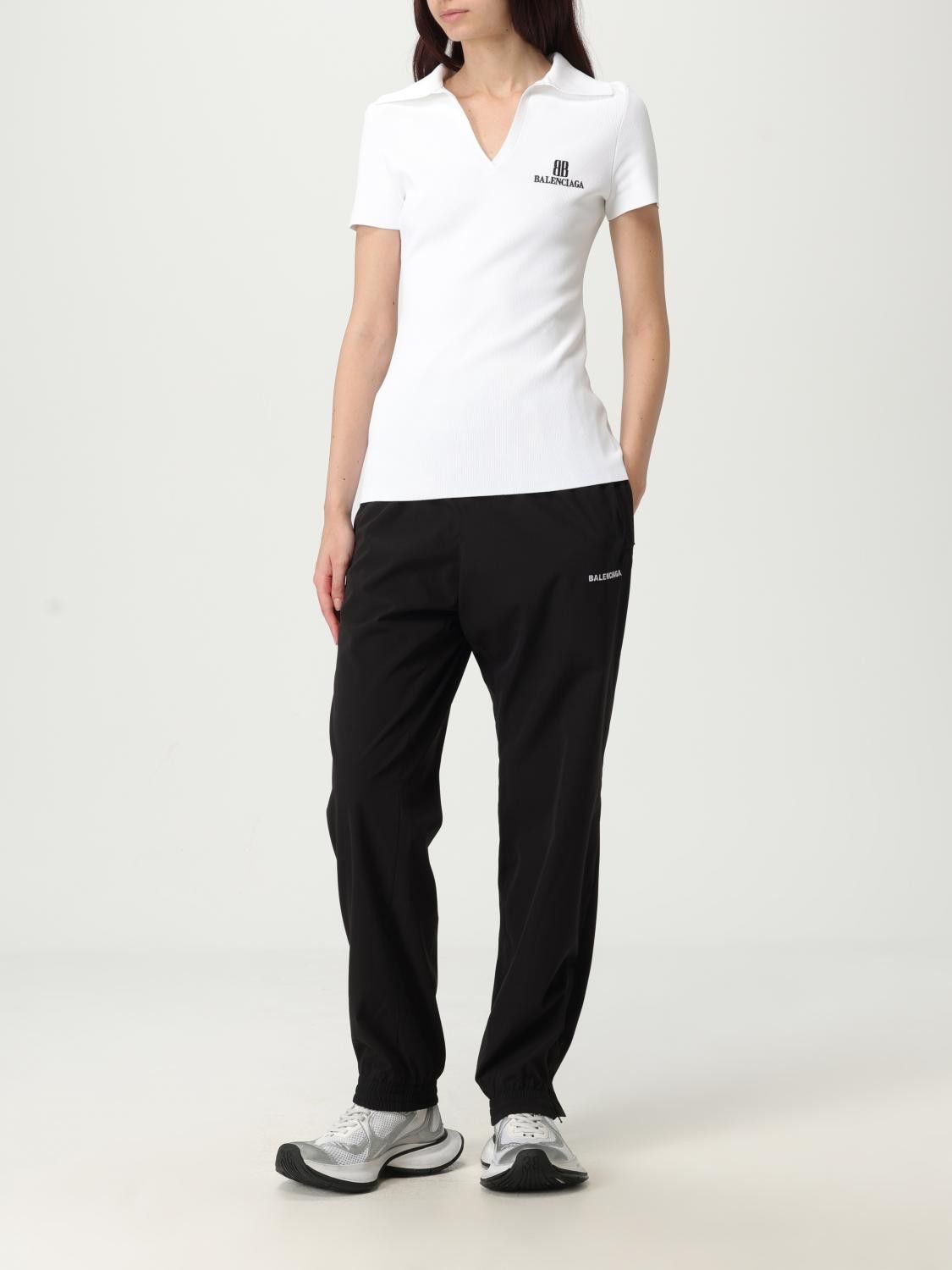Balenciaga Balenciaga Polo Shirt Woman White Size L / US 10 / IT 46 - 2 Thumbnail