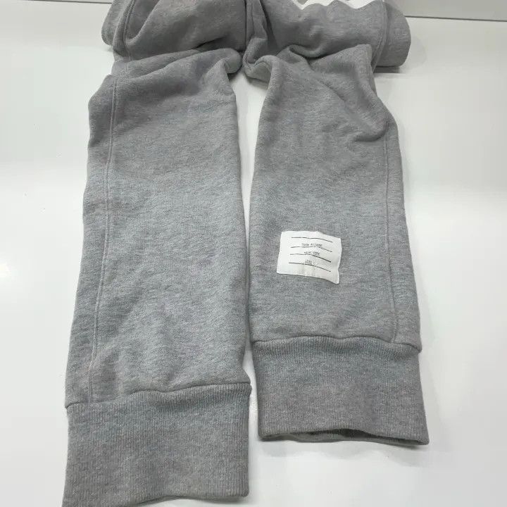 Thom Browne Thom Browne Gray Striped Knit Sweatpants for Men 0079 Size US 26 / EU 42 - 10 Thumbnail