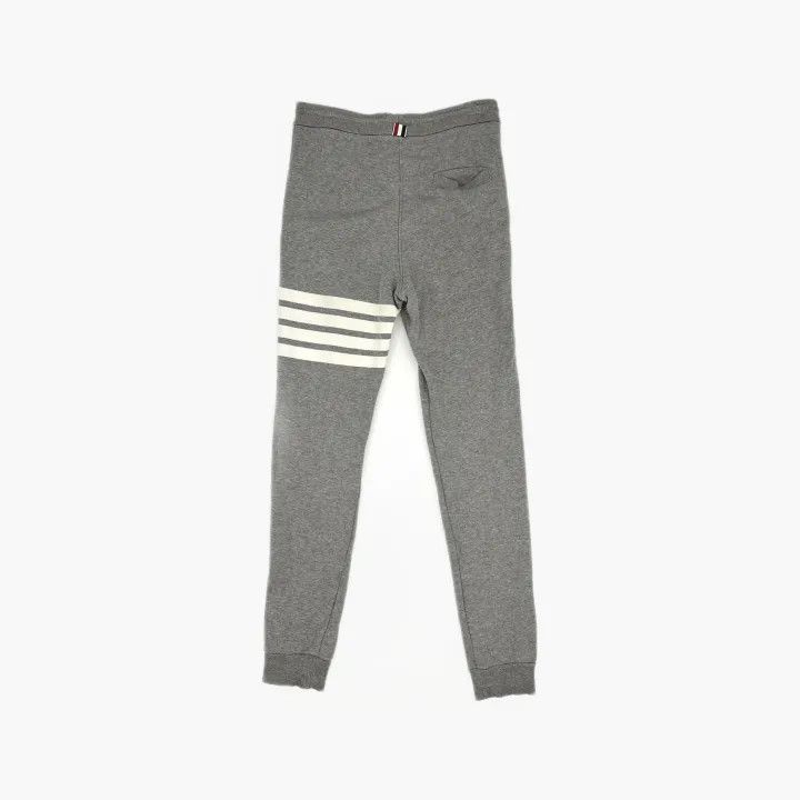 Thom Browne Thom Browne Gray Striped Knit Sweatpants for Men 0079 Size US 26 / EU 42 - 3 Thumbnail