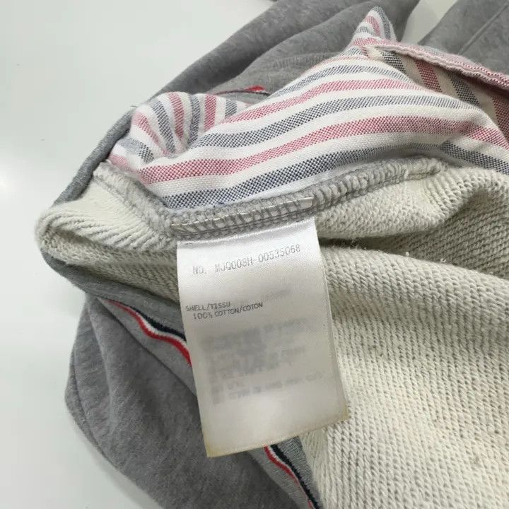 Thom Browne Thom Browne Gray Striped Knit Sweatpants for Men 0079 Size US 26 / EU 42 - 5 Thumbnail