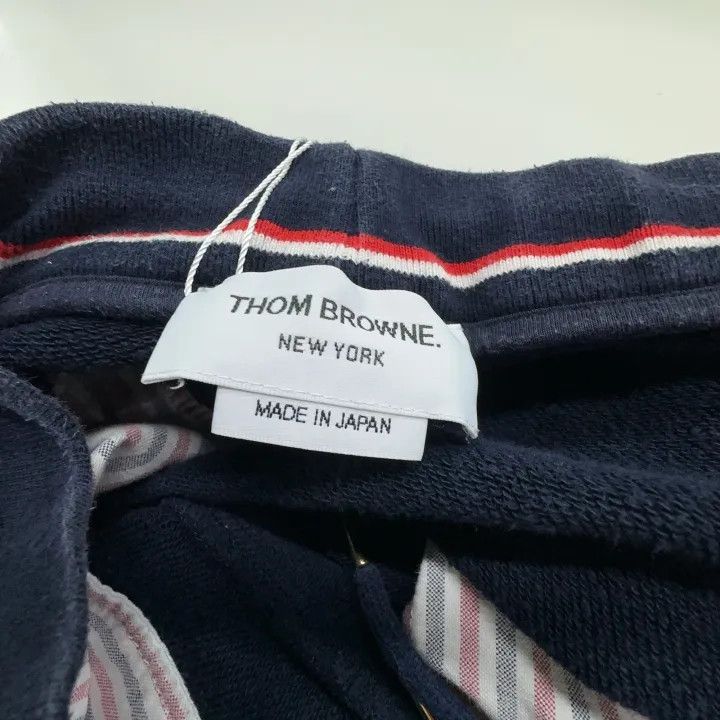 Thom Browne Thom Browne Classic Stripe Sports Shorts Navy 0079 Size US 26 / EU 42 - 5 Thumbnail