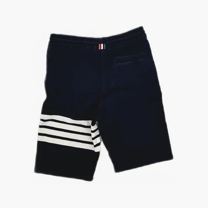 Thom Browne Thom Browne Classic Stripe Sports Shorts Navy 0079 Size US 26 / EU 42 - 3 Thumbnail
