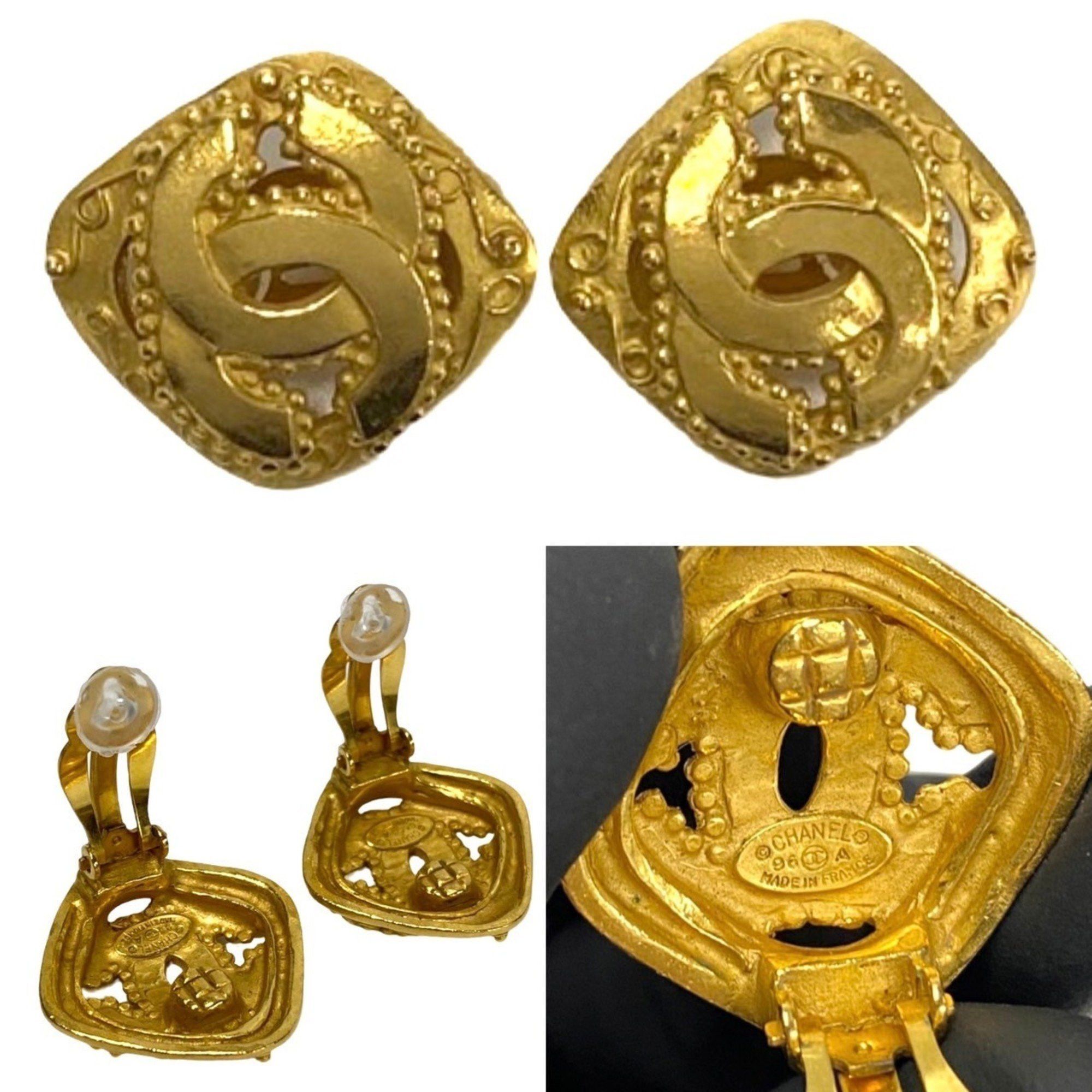 Chanel Chanel Coco Mark earring Size ONE SIZE - 4 Thumbnail