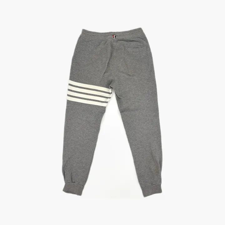 Thom Browne Thom Browne Classic Grey Knit Jogger Pants 0079 Size US 26 / EU 42 - 3 Thumbnail