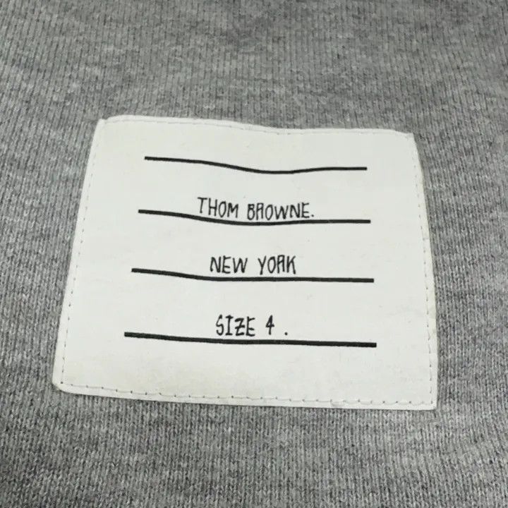 Thom Browne Thom Browne Classic Striped Gray Shorts for Men 0079 Size US 26 / EU 42 - 6 Thumbnail