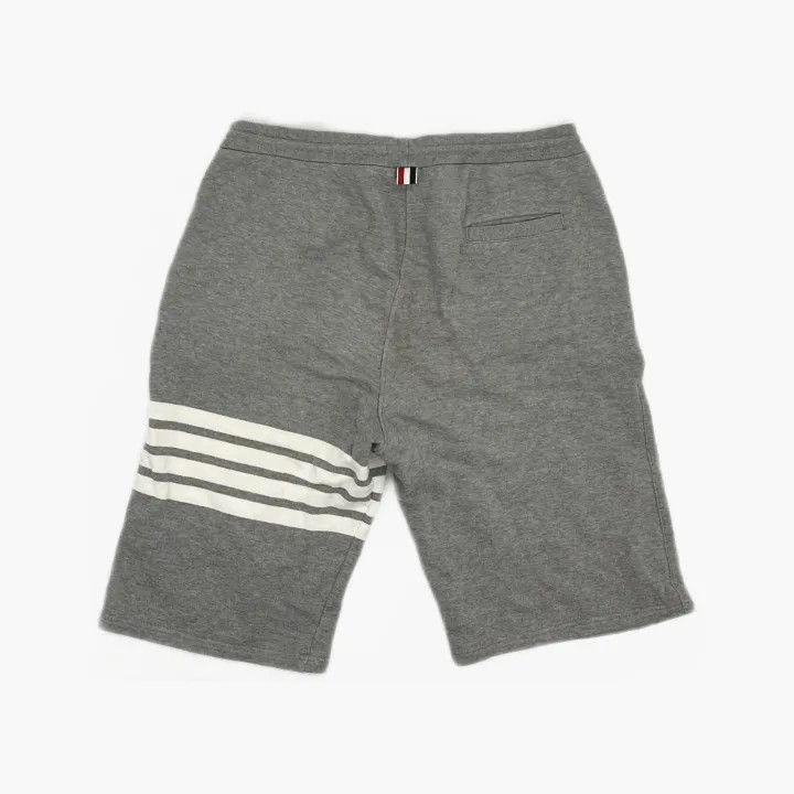 Thom Browne Thom Browne Classic Striped Gray Shorts for Men 0079 Size US 26 / EU 42 - 3 Thumbnail