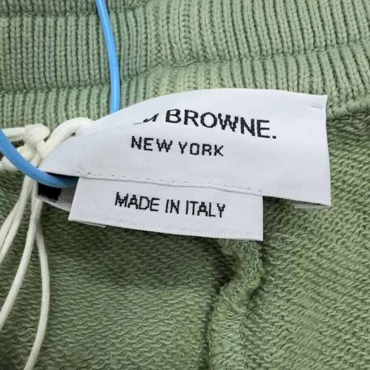 Thom Browne Thom Browne Green Mid-Waist Sports Shorts 0079 Size US 26 / EU 42 - 8 Thumbnail