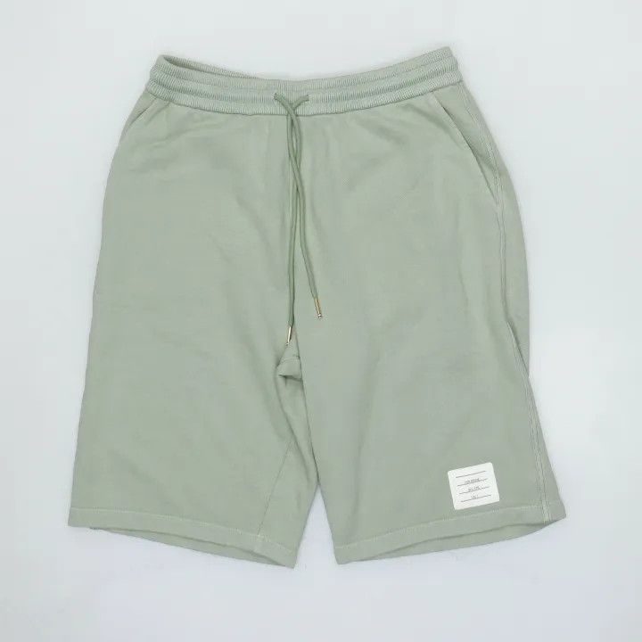 Thom Browne Thom Browne Green Mid-Waist Sports Shorts 0079 Size US 26 / EU 42 - 2 Thumbnail