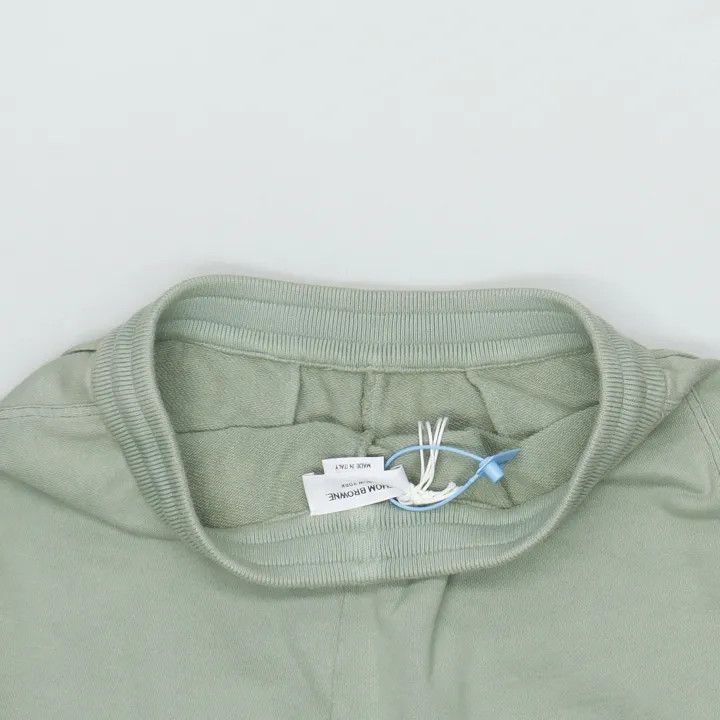 Thom Browne Thom Browne Green Mid-Waist Sports Shorts 0079 Size US 26 / EU 42 - 4 Thumbnail